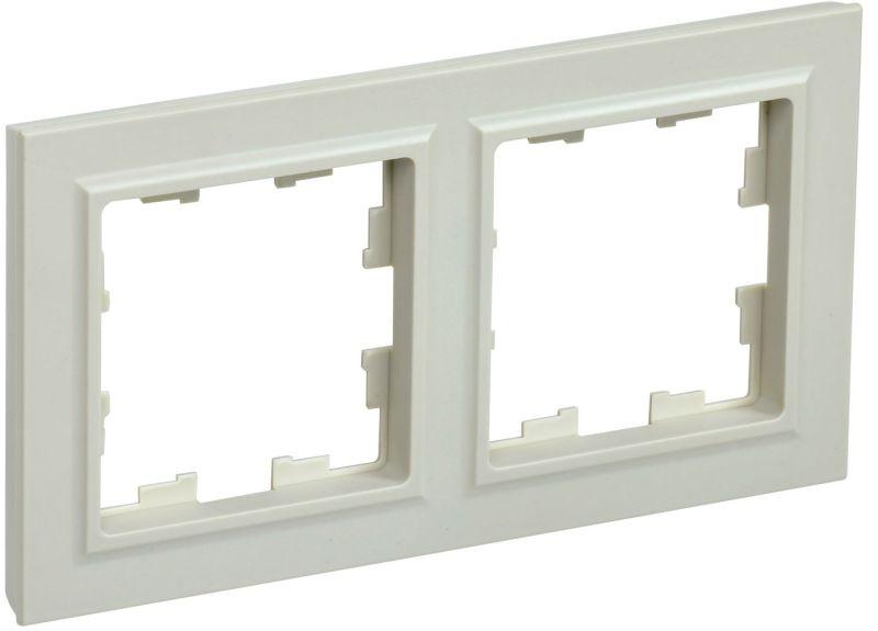 Рамка 2-м BRITE РУ-2-БрКр беж. BR-M22-K10