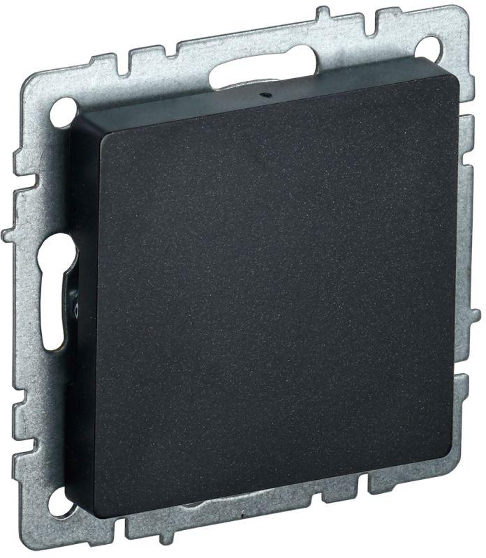 Заглушка c суппортом BRITE МЗ10-БрЧ черн. BR-PL10-K02