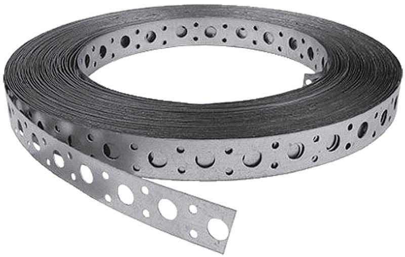 Лента монтажная перфорированная 20х0.7мм (уп.25м) CLP1M-LP-20-1