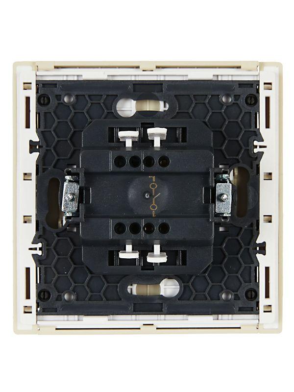 FORTE&PIANO Выключатель 1-клавишный 10А FP401 ваниль IEK FP-V10-0-10-1-K10