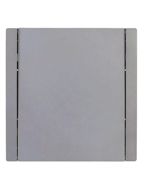 FORTE&PIANO Выключатель 1-клавишный 10А FP501 сталь IEK FP-V10-0-10-1-K46