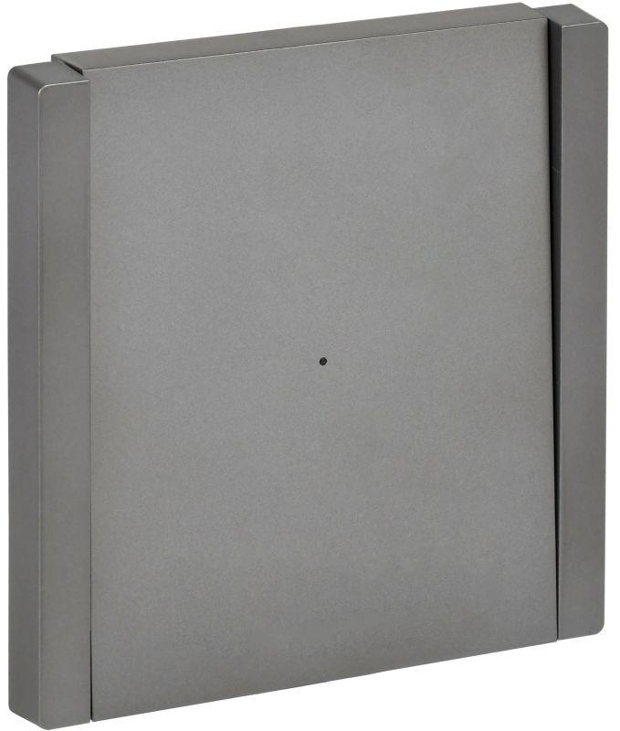 FORTE&PIANO Выключатель 1-клавишный с индикацией 10А FP502 сталь IEK FP-V10-1-10-1-K46