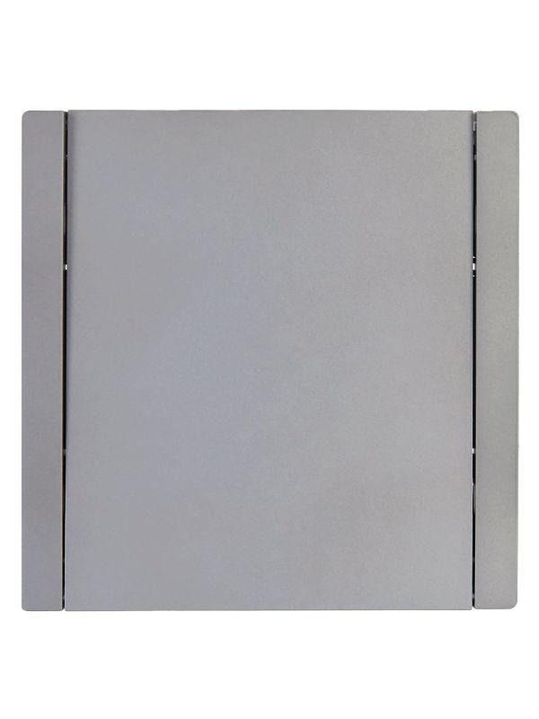 FORTE&PIANO Выключатель 1-клавишный перекрестный 10А FP512 сталь IEK FP-V13-0-10-1-K46