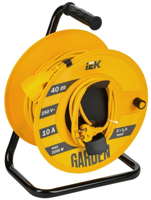 Удлинитель на катушке 1х40м Garden УК40 2P 2х1.0кв.мм GD-KP50-10-01-40