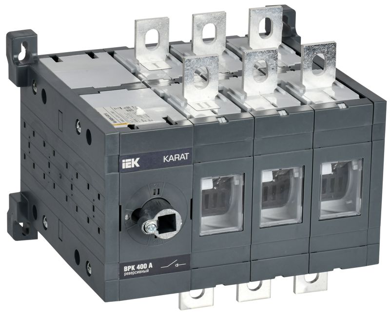 Фото товара KARAT Выкл-разъед. ВРК реверс. без рукоятки 3P 400А KA-VR20-3-0400