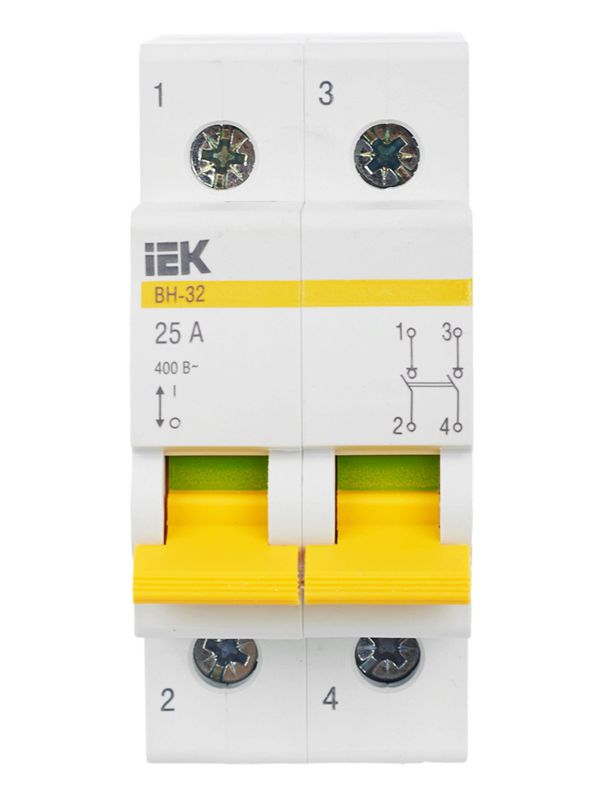 Выключатель нагрузки ВН-32 25А/2П MNV10-2-025