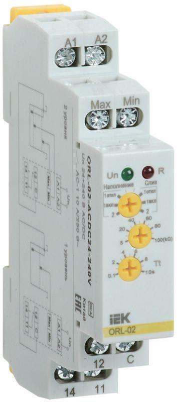 Фото товара Реле наполн./дренаж ORL 24-240В AC/DC IEK ORL-02-ACDC24-240V