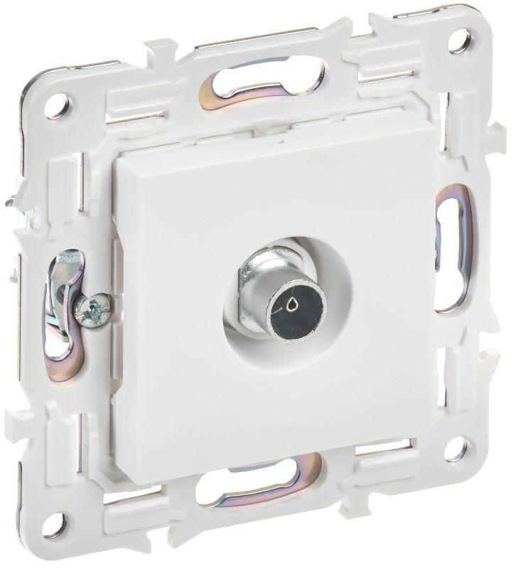 SKANDY Розетка TV оконечная SK-A12W арктический белый IEK SK-A10-O-K01