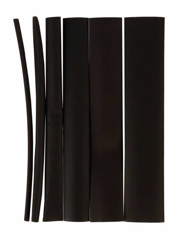 Набор трубок термоусадочных нг-LS 2/1-4/2-6/3-8/4-10/5-12/6 100мм черн. бокс UDR10-002-012-105-K02-B