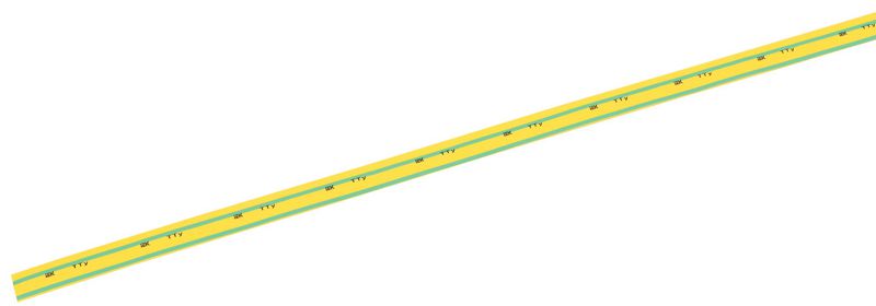 Трубка термоусадочная ТТУ нг-LS 20/10 желт./зел. 1м UDRS-D20-1-K52