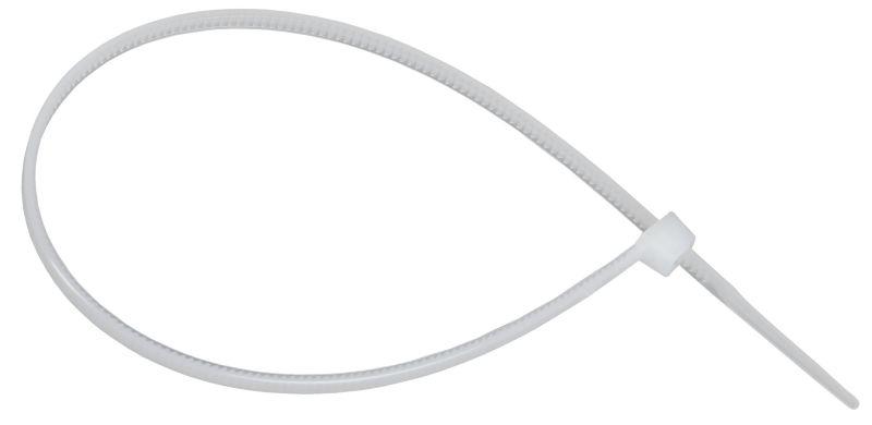 Хомут 2.5х260мм P6.6 стандартный бел. (уп.100шт) IEK UHH30-D025-260-100-K01