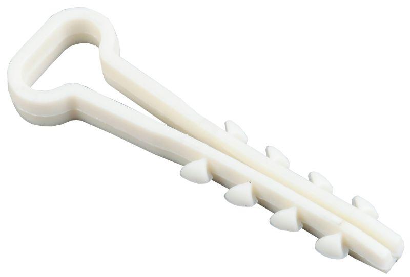 Дюбель-хомут 5х8мм нейлон бел. (уп.100шт) UHH35-5-8-100