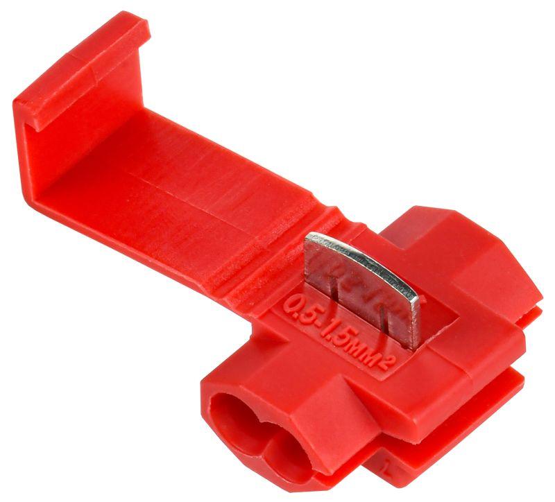 Зажим прокалывающий ответв. ЗПО-1 0.5-1.5кв.мм красн. (уп.100шт) UMR-10-3-100