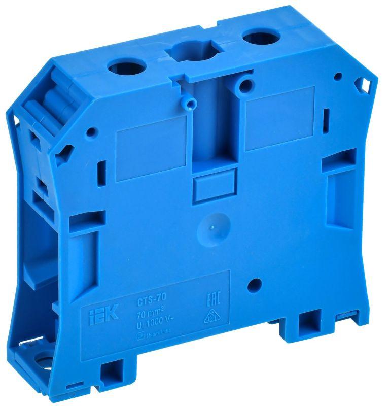 Фото товара Колодка клеммная CTS 70мм2 синяя YCT10-00-K07-070