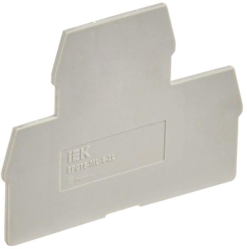 Фото товара Заглушка для CTS-ML 2 ур. 4мм2 серая YCT13-00-2-K03-004-ZGL