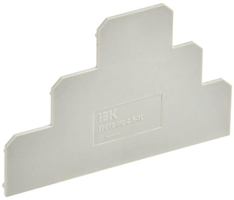 Фото товара Заглушка для CTS-ML 3 ур. 2,5мм2 серая YCT13-00-3-K03-002-ZGL