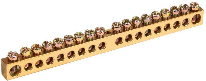 Фото товара Шина PEN "земля-ноль" 8х12мм 18/1 (18групп/креп по цент) YNN20-18-100