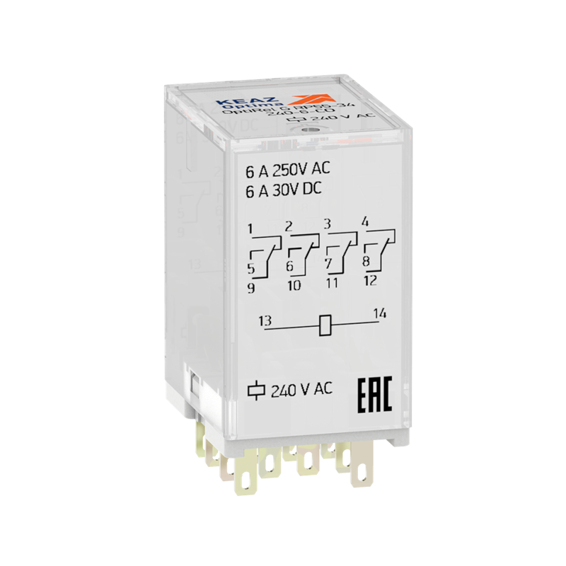 Реле промежуточное OptiRel G RP55-34-110-6-CO/TI 281110