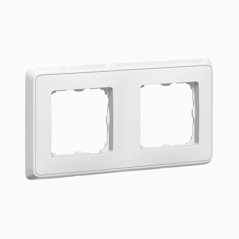 Фото товара Рамка 2 поста белая 695972