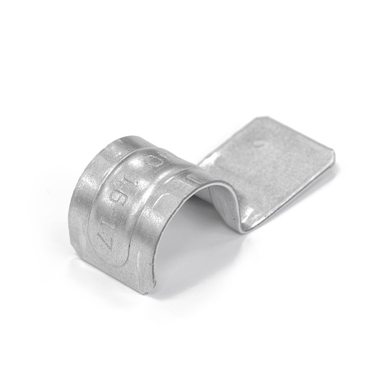 Скоба крепежная однолапковая СМО d16-17мм метал. для монтаж. пистолета без отверстий (уп.100шт) PR08.2753