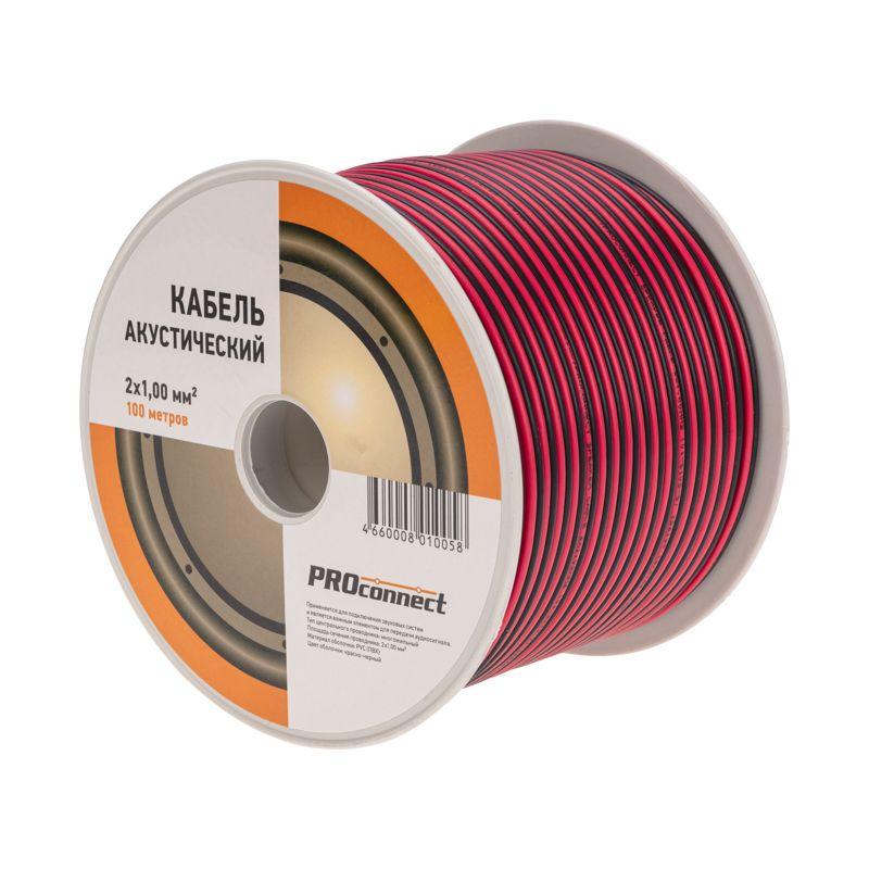 Фото товара Кабель Stereo 2х1 К/Ч (уп.100м) 01-6105-6