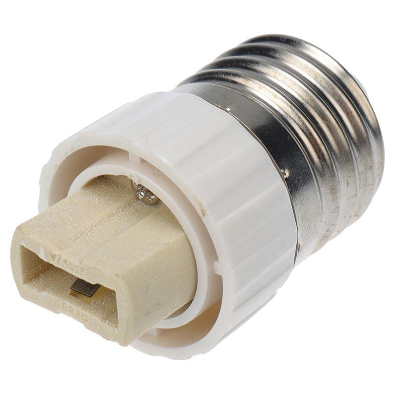 Переходник цокольный E27-G9 бел. 11-8858