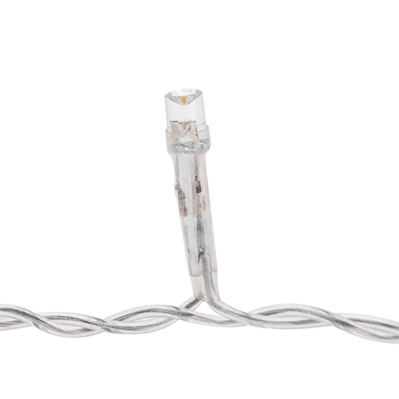 Гирлянда светодиодная "Арка" со звездами 2.5х1.2м 136LED тепл. бел. 7Вт 230В IP20 с контроллером 8 режимов 255-076