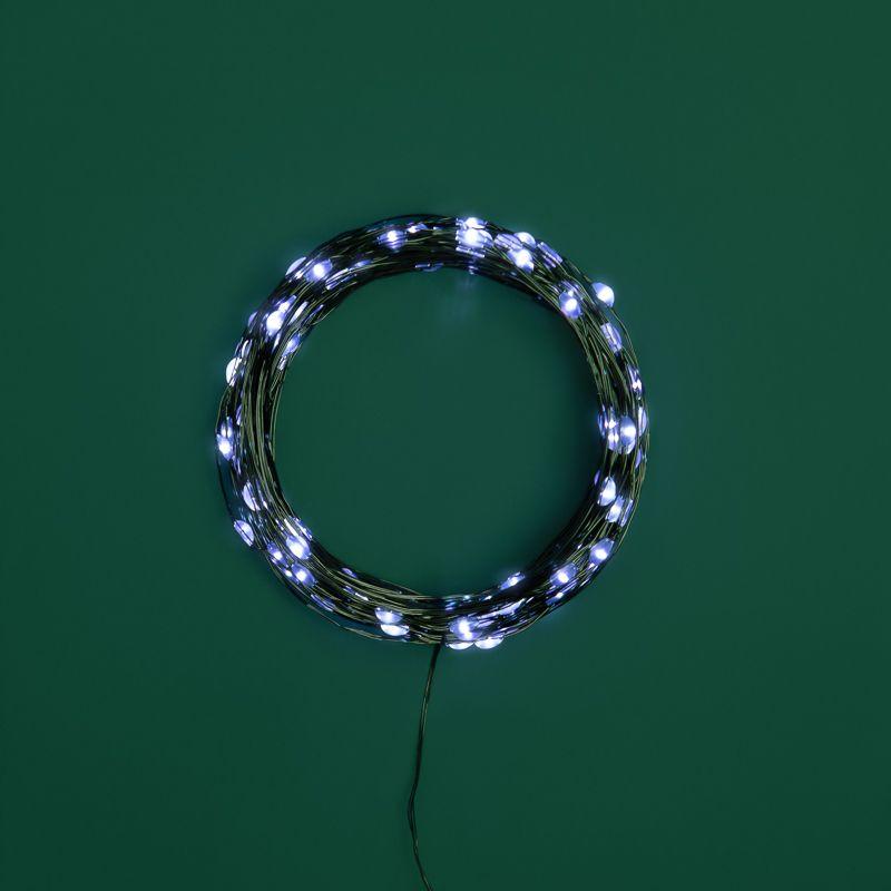 Гирлянда "Роса" 20м 200LED бел. IP20 230В с контроллером провод зел. 303-265