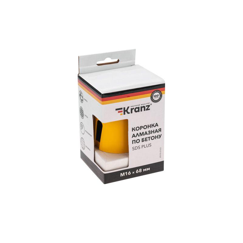Коронка алмазная по бетону 68мм KR-90-0163