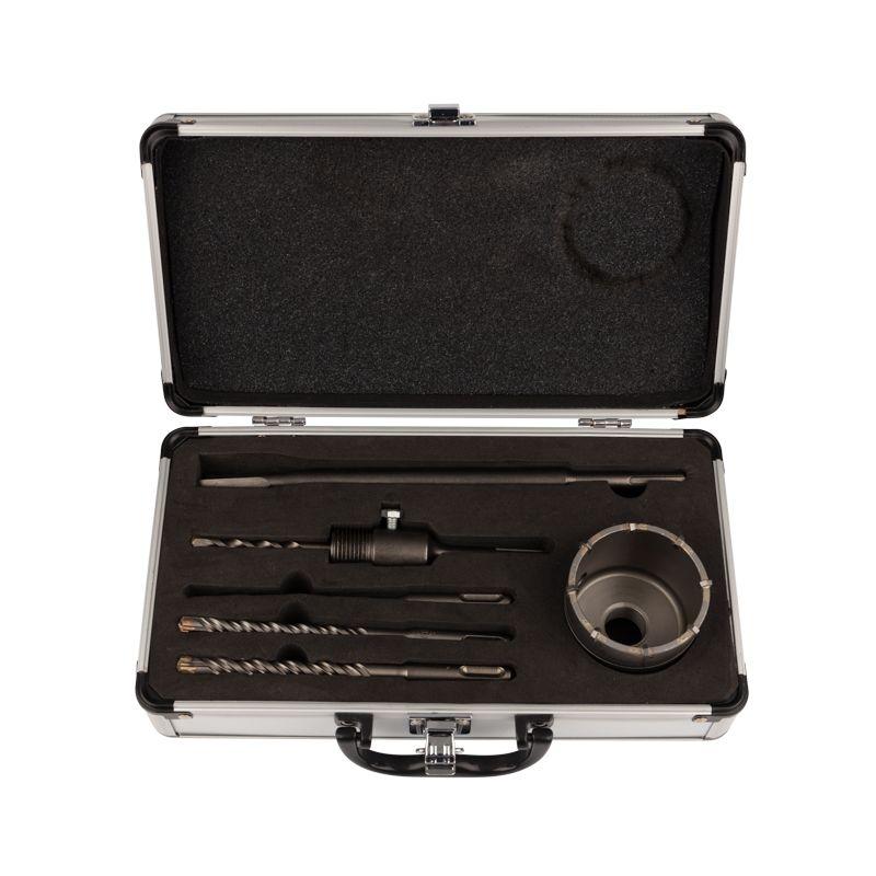 Фото товара Набор для установки подрозетников SDS PLUS, 5 предметов KR-91-0431