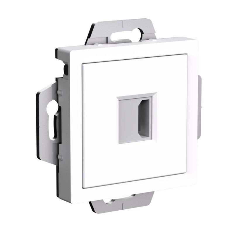 Фото товара ATLASDESIGN РОЗЕТКА HDMI, механизм, БЕЛЫЙ ATN000180