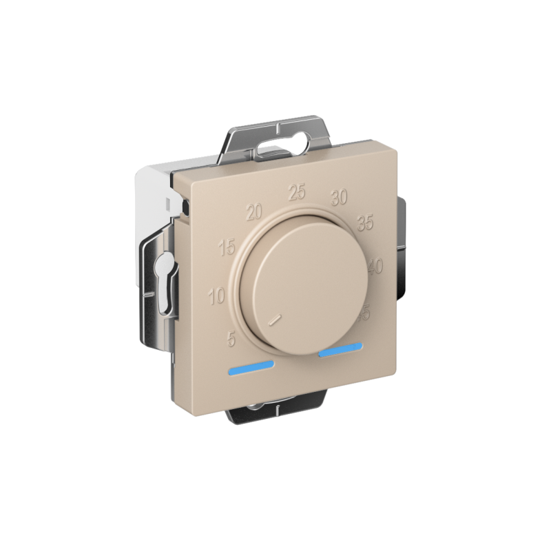 Фото товара Термостат теплого пола электронный AtlasDesign 10А с датчиком механизм песочн. SE ATN001235