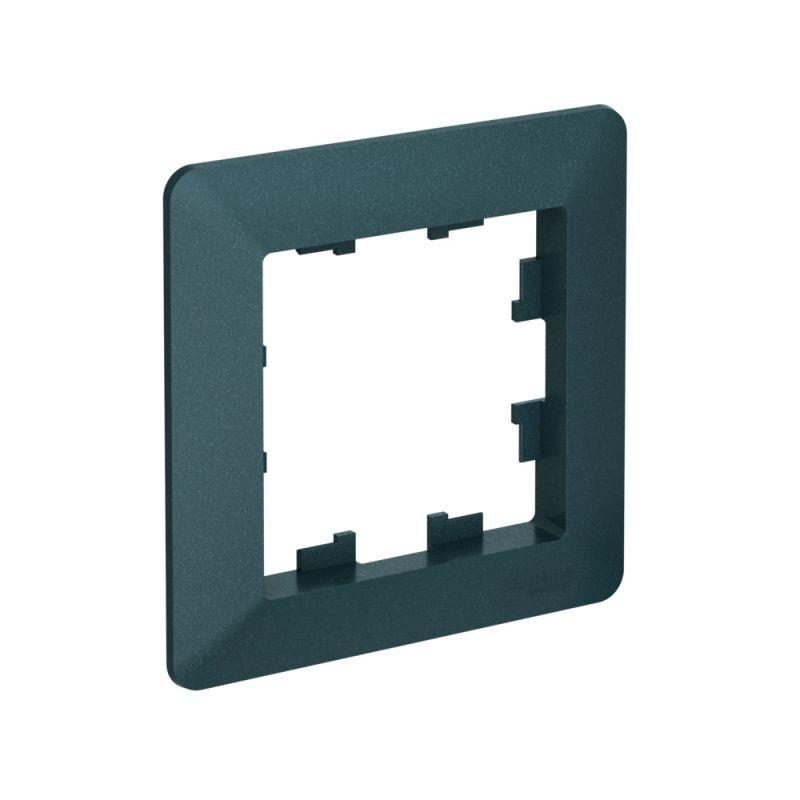 Фото товара ATLASDESIGN AIR 1-постовая РАМКА, ИЗУМРУД/дымчатый черный ATN220801