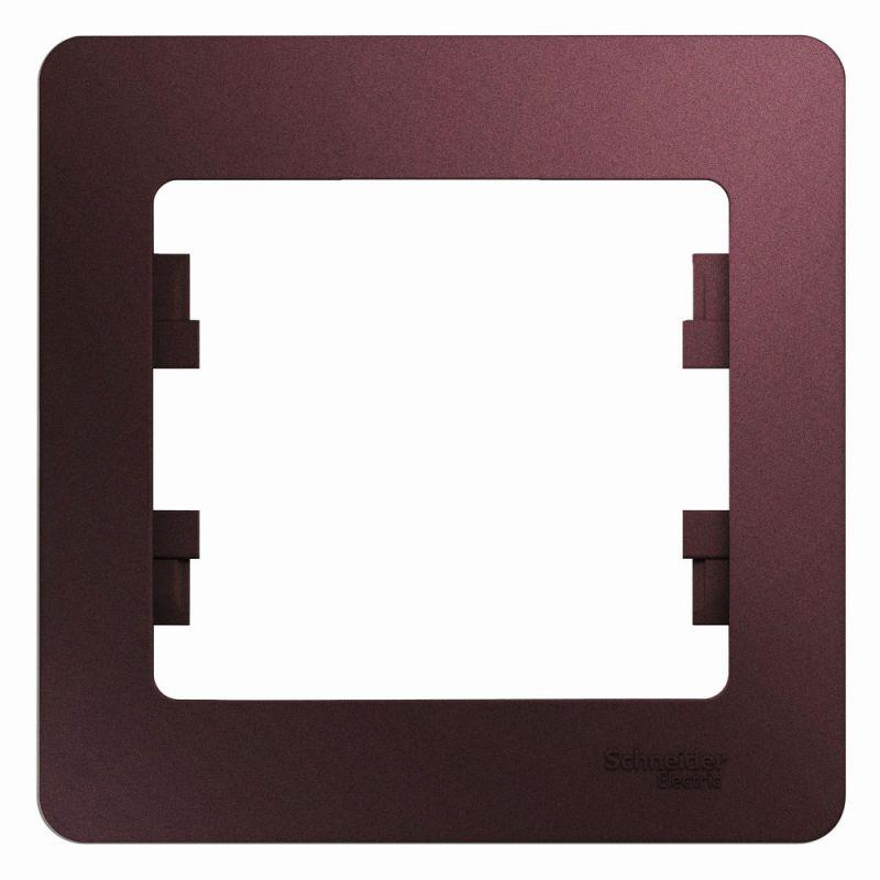 Фото товара Рамка 1-м Glossa баклажан. SE GSL001101