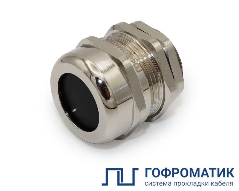 Ввод кабельный М12 IP68 d кабеля 3-6.5мм латунь ГОФРОМАТИК/ zeta30110