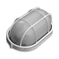 Фото товара Светильник "Банник" НБП 04-60-002 1х60Вт E27 IP54 230В -45…+130град.C овал с решеткой бел. 0107-00210