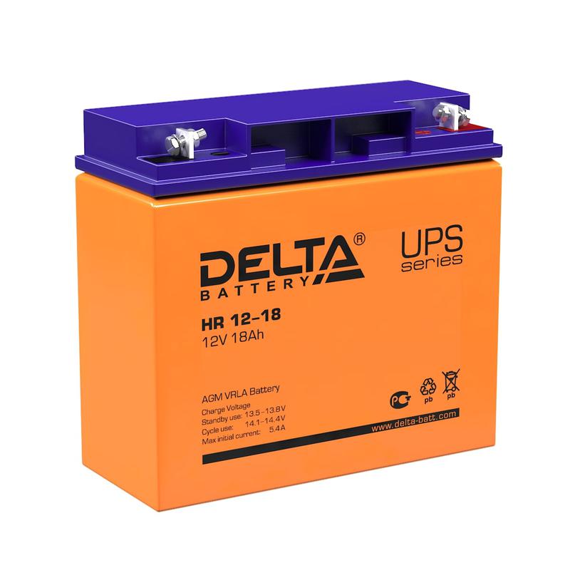 Фото товара Аккумулятор UPS 12В 18А.ч HR 12-18