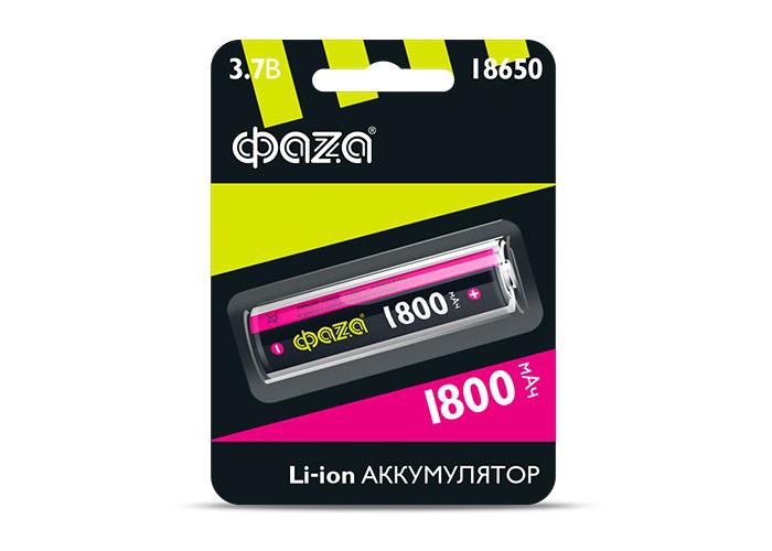 Фото товара Аккумулятор 18650 3.7В Li-Ion 1800мА.ч без платы защиты 5008045