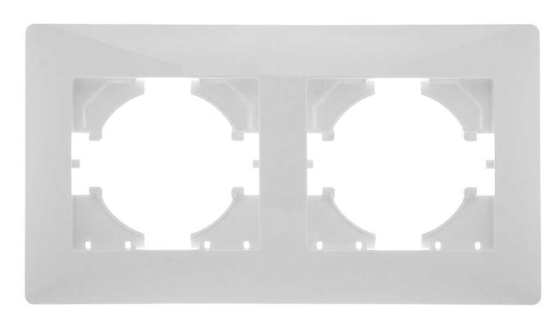 Рамка 2-м Bravo бел. С1020-001