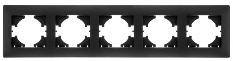 Рамка 5-м Bravo графит С1050-010