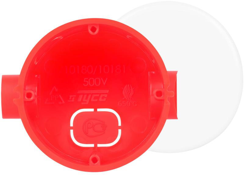 TYCO Коробка распределительная 65мм скрытая с крышкой 10181