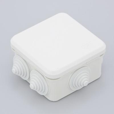 Коробка распределительная ОП 70х70х40мм 7 вводов IP55 бел. 67030Б