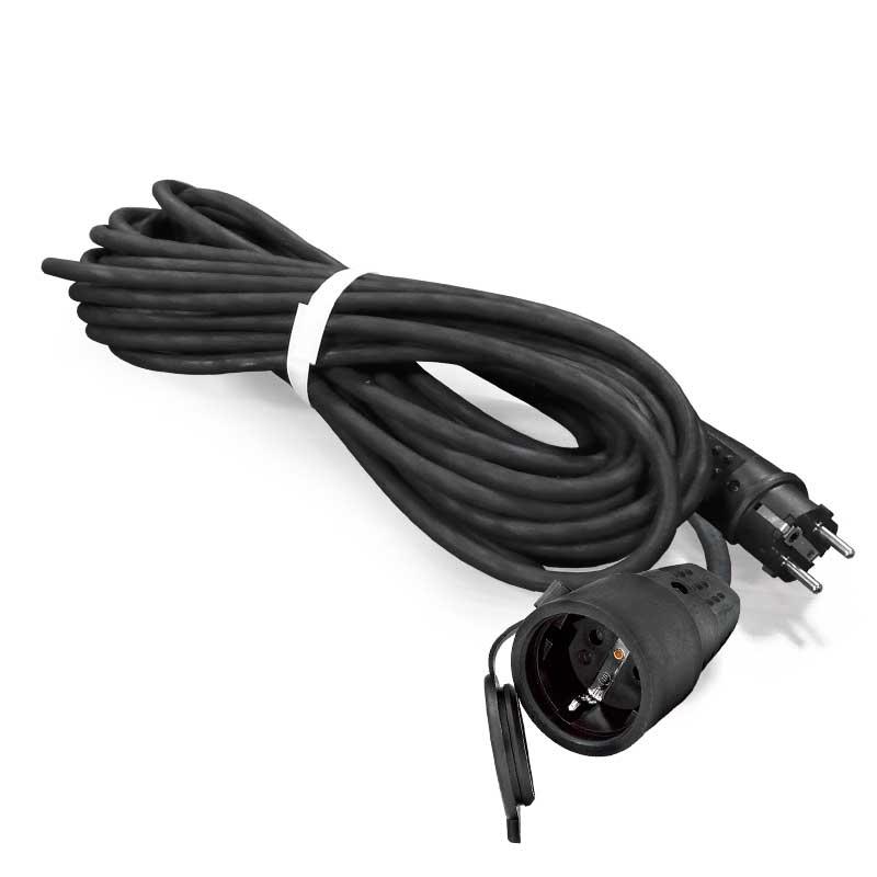 Фото товара Удлинитель-шнур 1х30м с заземл. 16А IP44 УШ-16 КГ 3х1.5 с защ. крышкой каучук UNIVersal 964U-7003