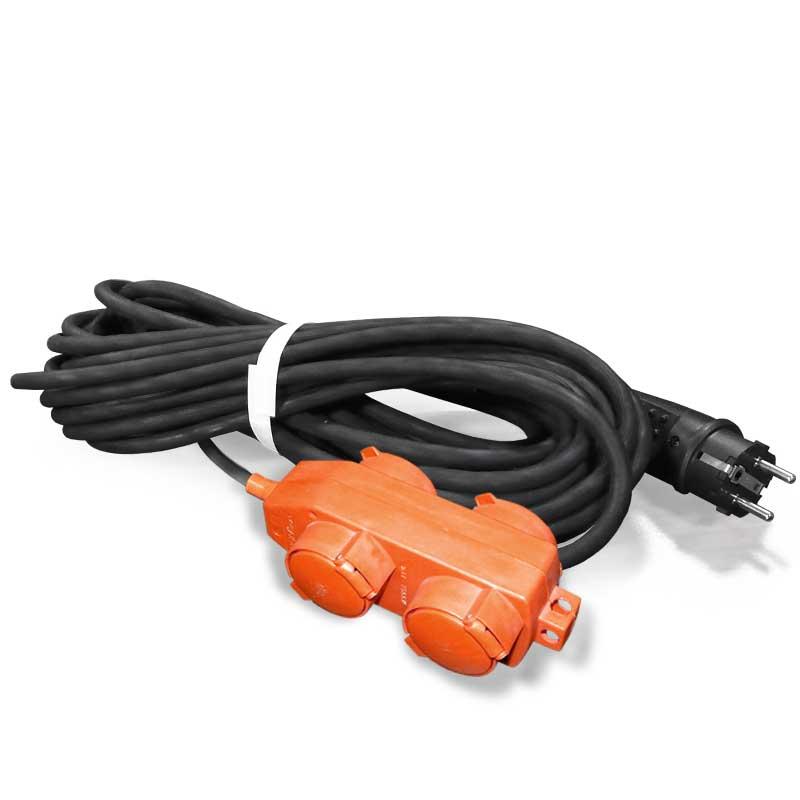 Удлинитель-шнур 4х20м с заземл. 16А IP44 У16-040 КГ 3х1.5 с защ. крышкой 9634132
