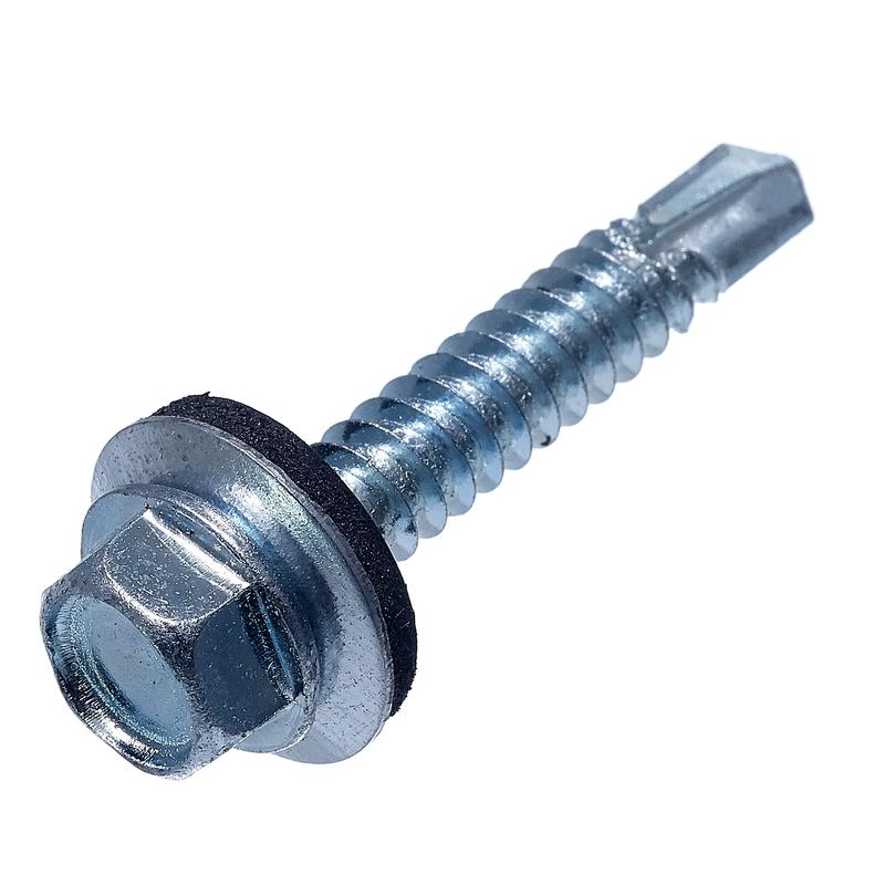 Фото товара Саморез кровельный 5.5х51 цинк (уп.180шт) ведро СТРОЙМЕТИЗ 2070266