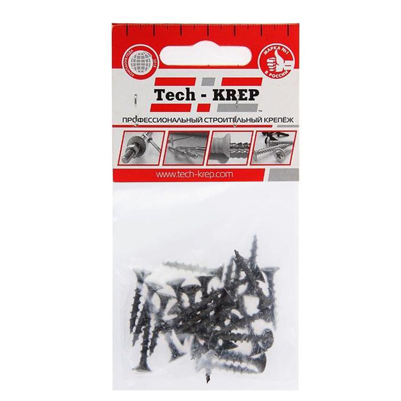 Фото товара Саморез гипсокартон-дерево 3.8х25 (пакет) (уп.30шт) Tech-Krep/Zitar 102370