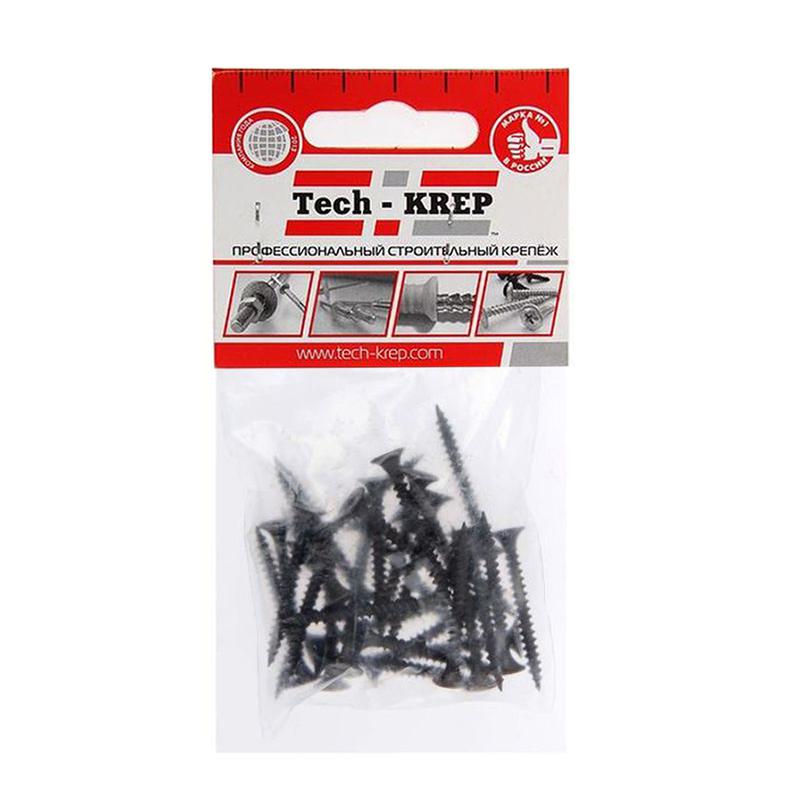 Фото товара Саморез гипсокартон-металл 3.5х35 (пакет) (уп.30шт) Tech-Krep/Zitar 102379