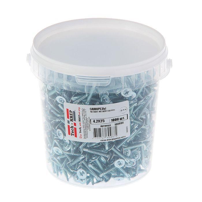 Фото товара Саморез ШСММ сверло 4.2х25 (уп.1000шт) Tech-Krep/Zitar 100998
