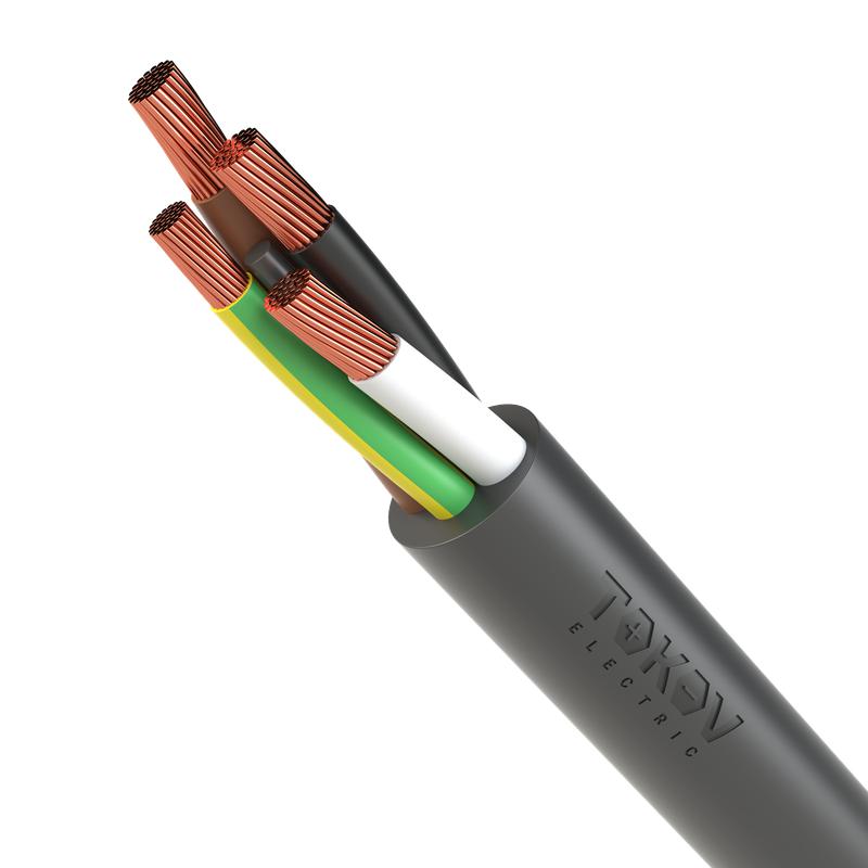 Фото товара Кабель TOKOV ELECTRIC КГтп-ХЛ 3х1.5+1х1.5 (PE) 380/660-3 (м) 00-00027185