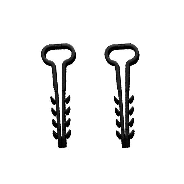 Фото товара Дюбель-хомут для плоского кабеля 5-10мм черн. (уп.100шт) TOKOV ELECTRIC TKE-DH-5-10-PK-C05